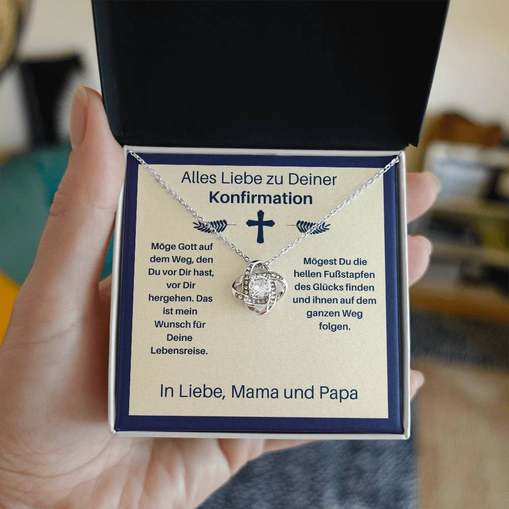 Alles Liebe Zu Deiner Konfirmation | Love Knot Necklace