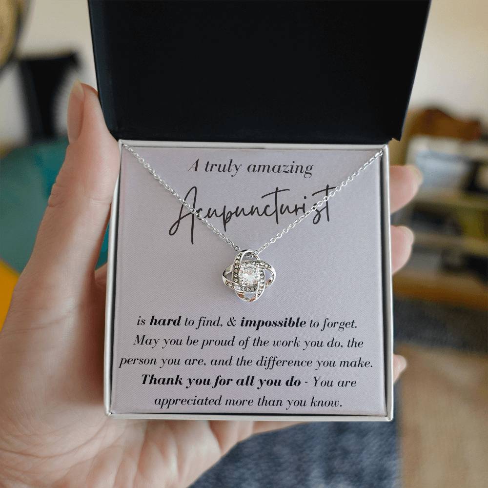 A Truly Amazing Acupuncturist - Love Knot Necklace