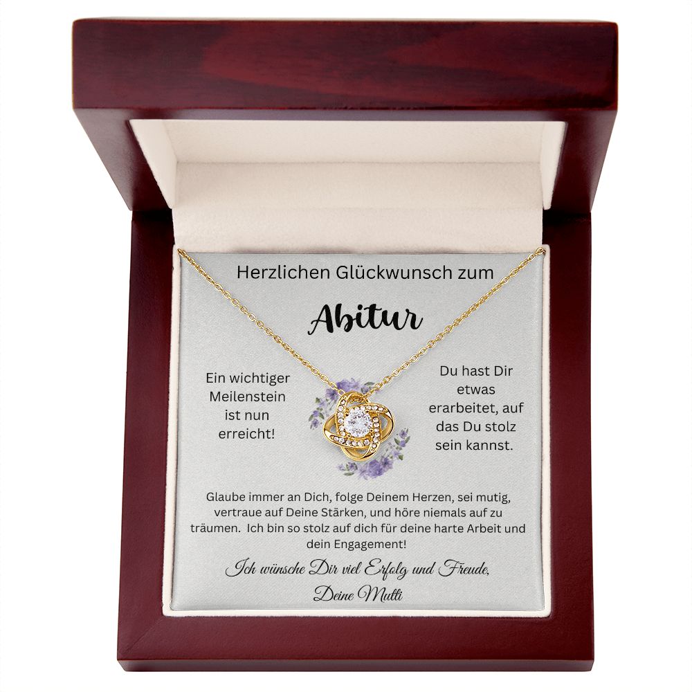 Ein Wichtiger Meilenstein Ist Nun Erreicht - Love Knot Necklace