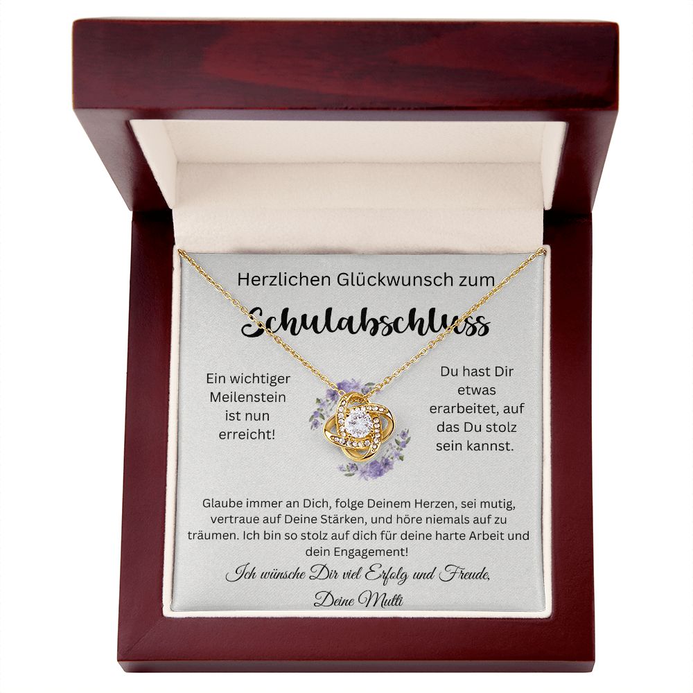 An Sich Selbst Glauben - Love Knot Necklace