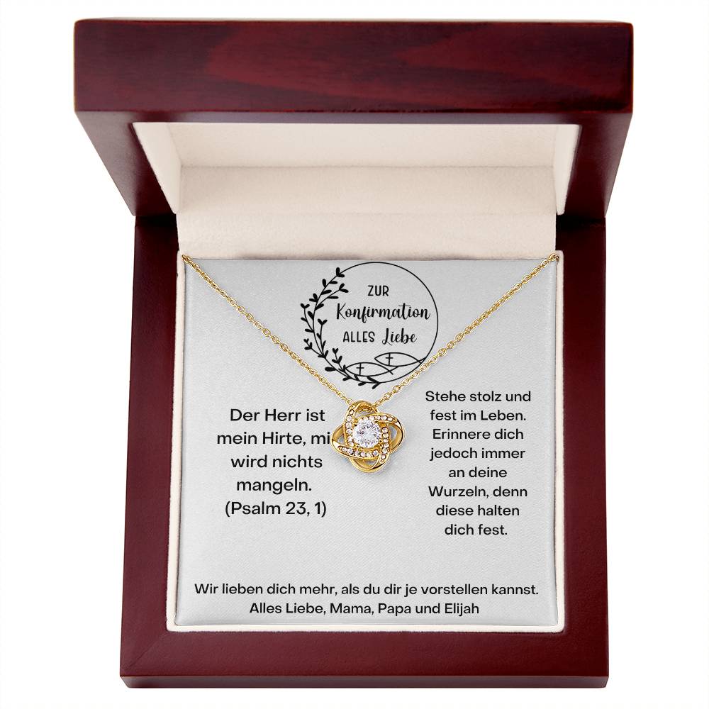 Wir Lieben Dich Mehr, Als Du Dir Je Vorstellen Kannst - Love Knot Necklace