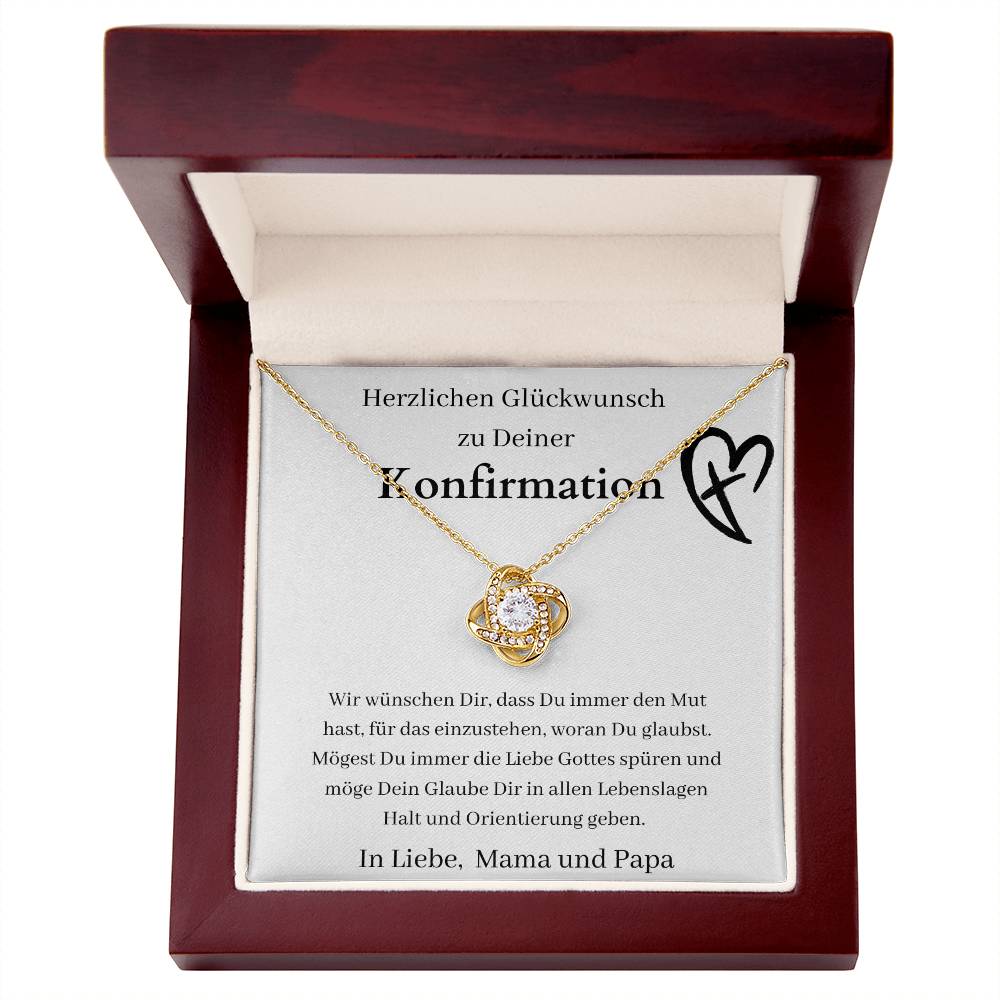 Mögest Du Immer Die Liebe Gottes Spüren | Love Knot Necklace