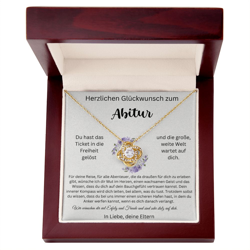 Du Hast Das Ticket In Die Freiheit Gelöst - Love Knot Necklace
