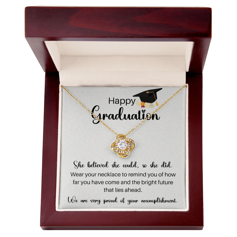 Your Bright Future Lies Ahead - Love Knot Necklace