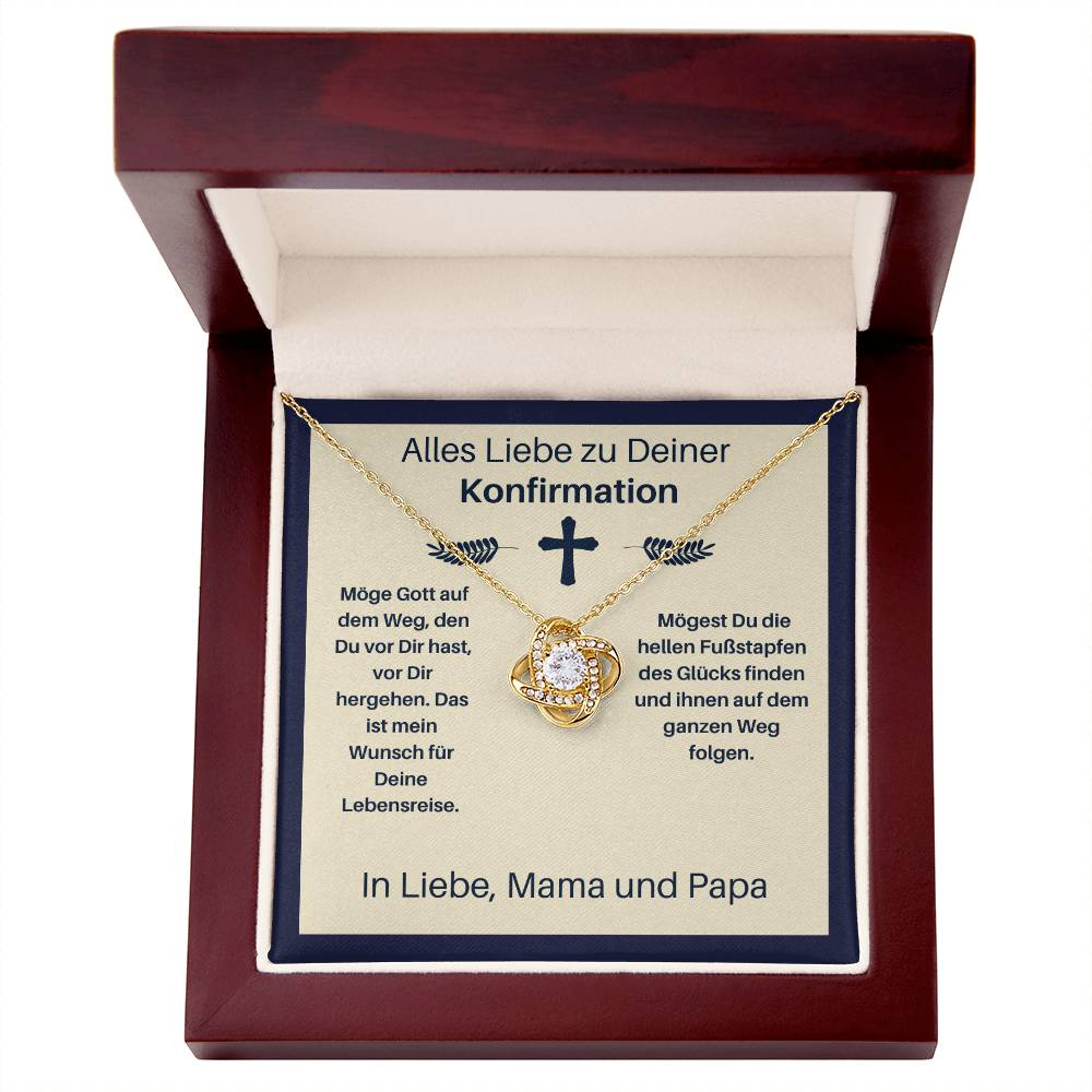 Alles Liebe Zu Deiner Konfirmation | Love Knot Necklace