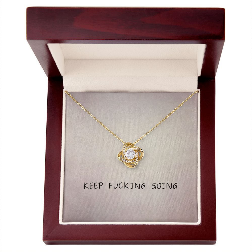 Keep Going - Love Knot Necklace