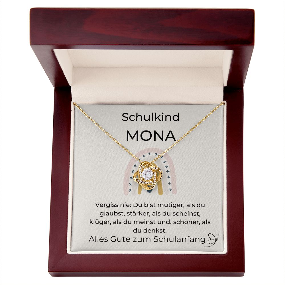 Schulkind - Du Bist Schöner Als Du Denkst - Love Knot Necklace
