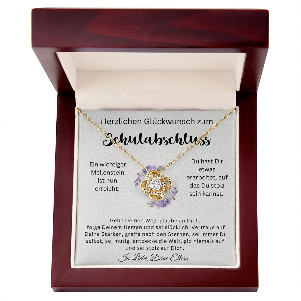 Folge Deinem Herzen And Sei Glücklich - Love Knot Necklace