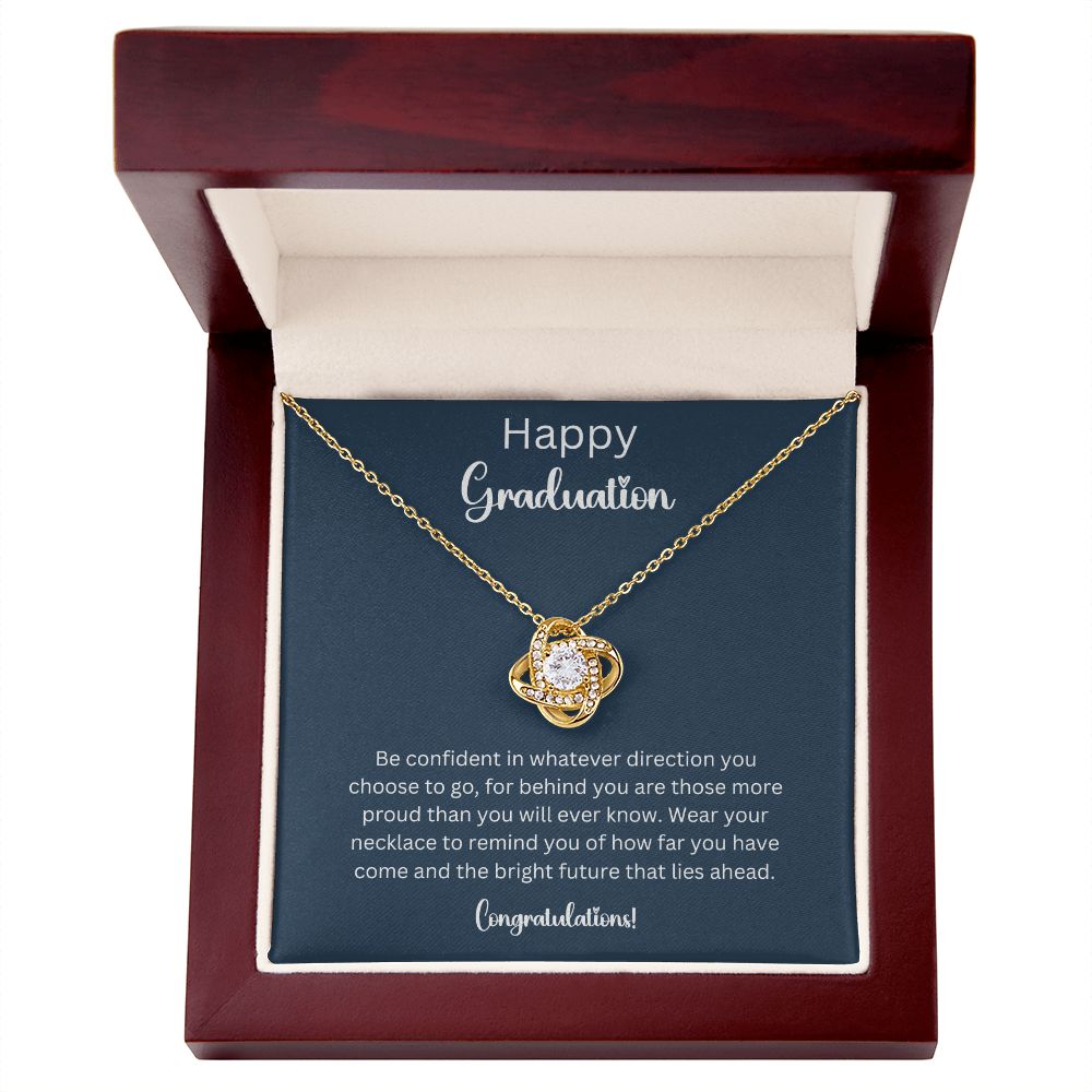 Congratulations - Love Knot Necklace
