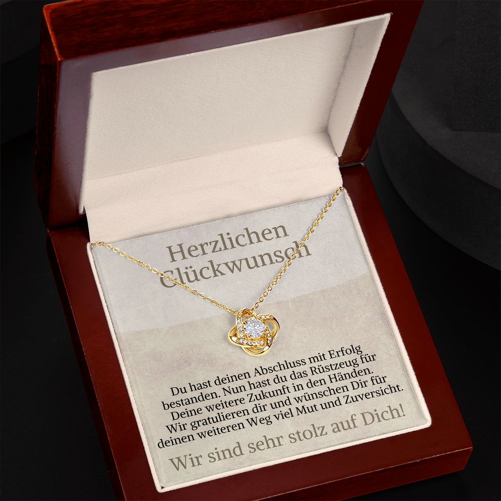 Herzlichen Gluckwunsch - Love Knot Necklace