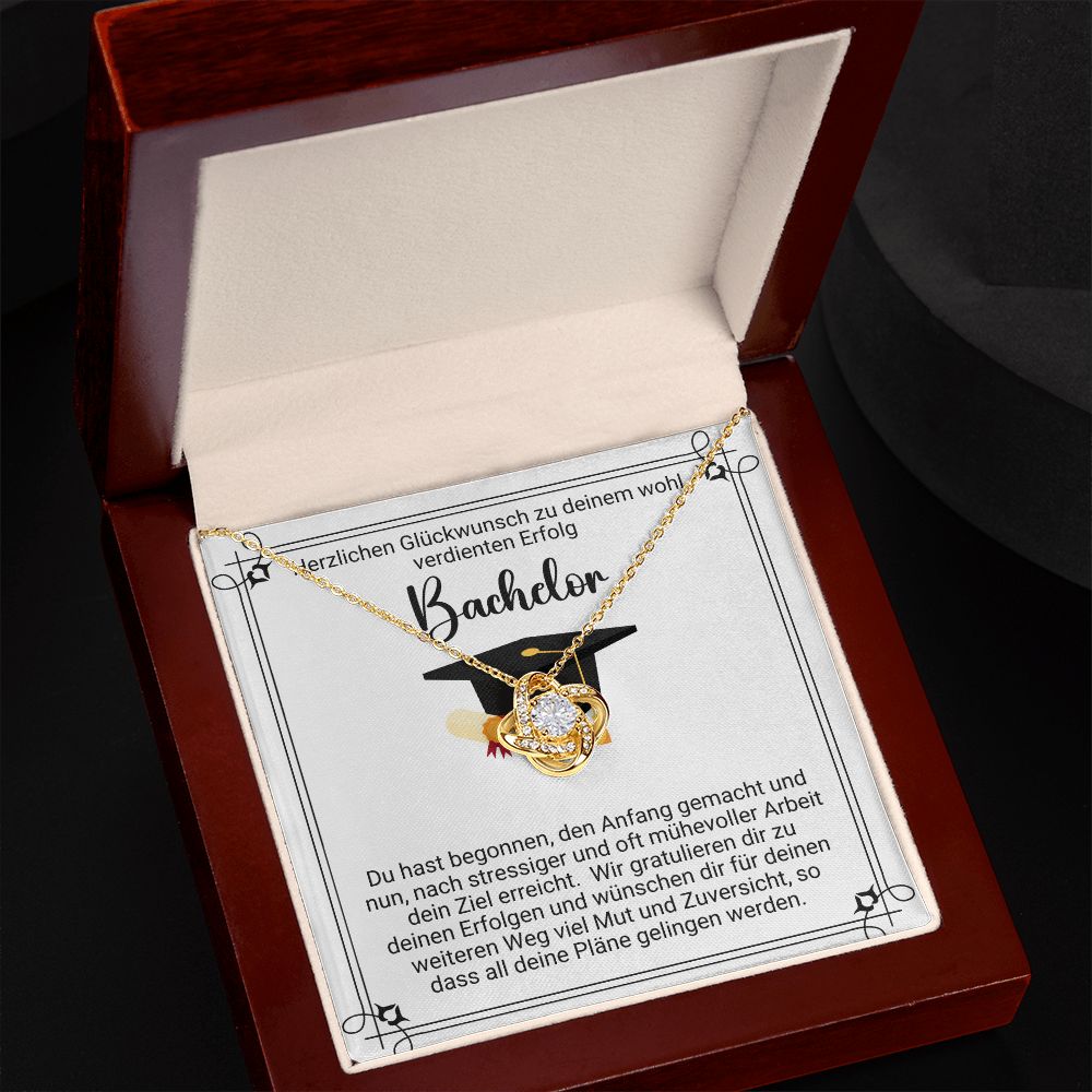 Herzlichen Glückwunsch zu deinem wohl verdienten Erfolg Bachelor - Love Knot Necklace