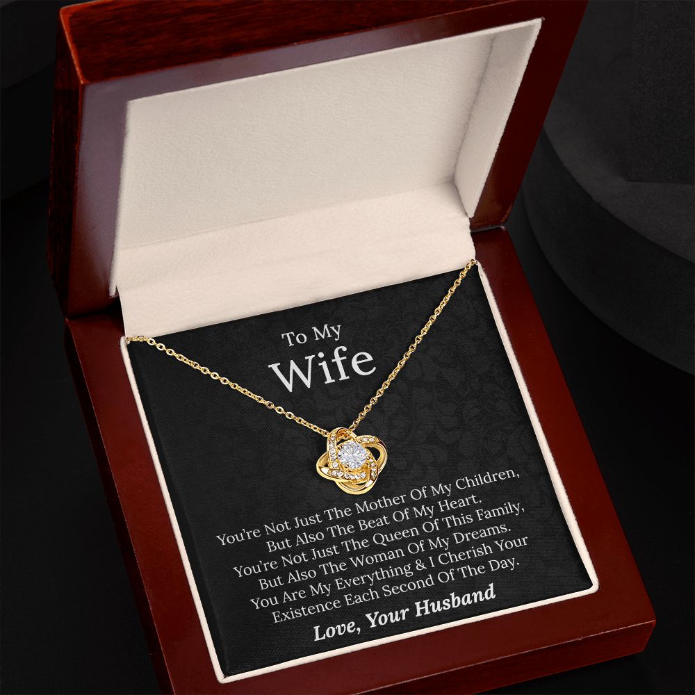 To My Wife - You Are My Everything - Love Knot Necklace
