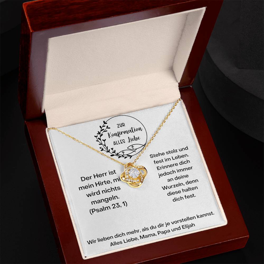 Wir Lieben Dich Mehr, Als Du Dir Je Vorstellen Kannst - Love Knot Necklace