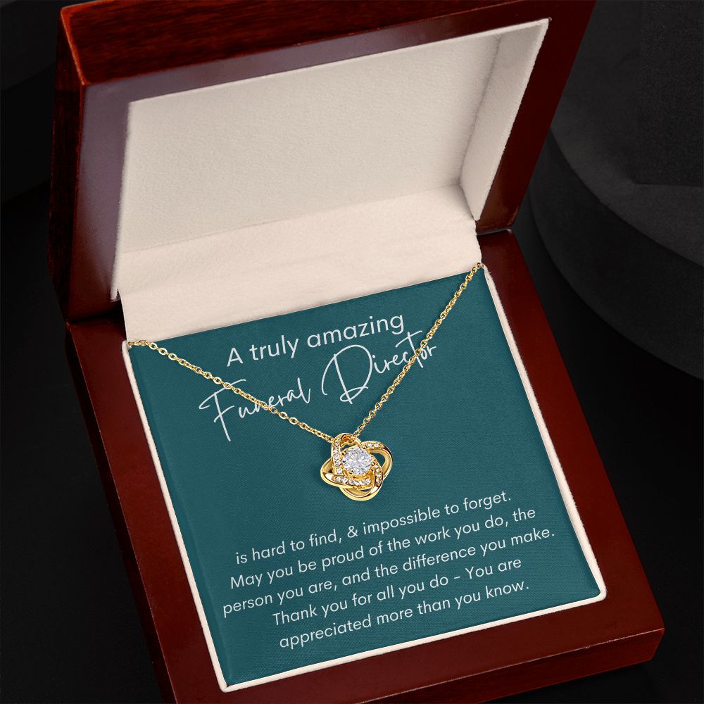 Thank You For All You Do - Love Knot Necklace