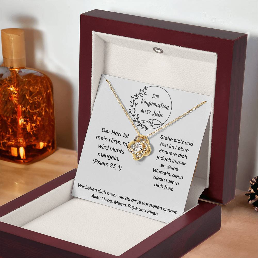 Wir Lieben Dich Mehr, Als Du Dir Je Vorstellen Kannst - Love Knot Necklace