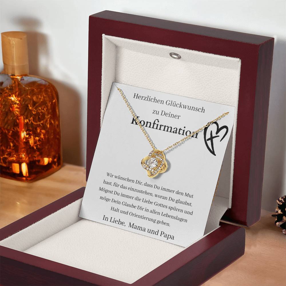 Mögest Du Immer Die Liebe Gottes Spüren | Love Knot Necklace