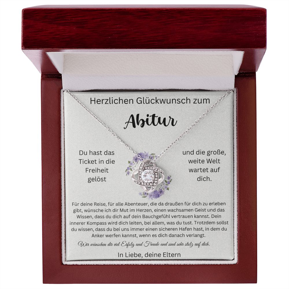 Du Hast Das Ticket In Die Freiheit Gelöst - Love Knot Necklace