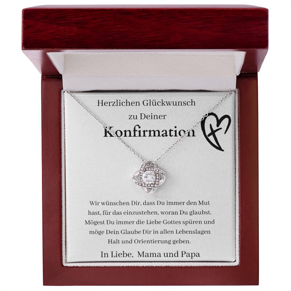 Mögest Du Immer Die Liebe Gottes Spüren | Love Knot Necklace