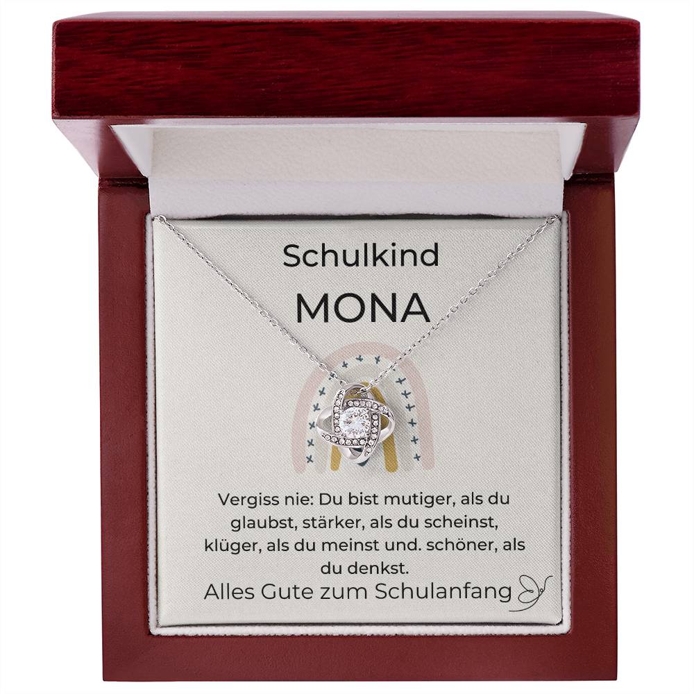 Schulkind - Du Bist Schöner Als Du Denkst - Love Knot Necklace