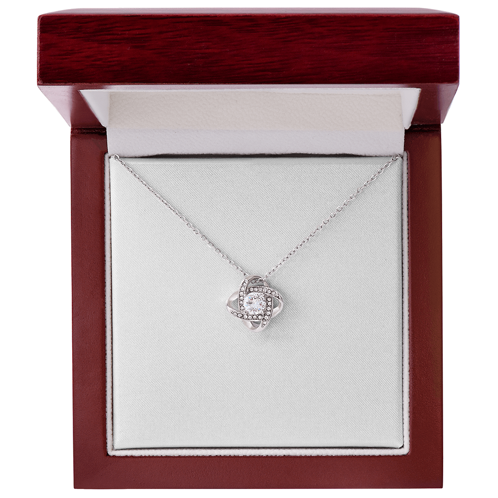 Herzlichen Glückwunsch zum Abschluss - Love Knot Necklace