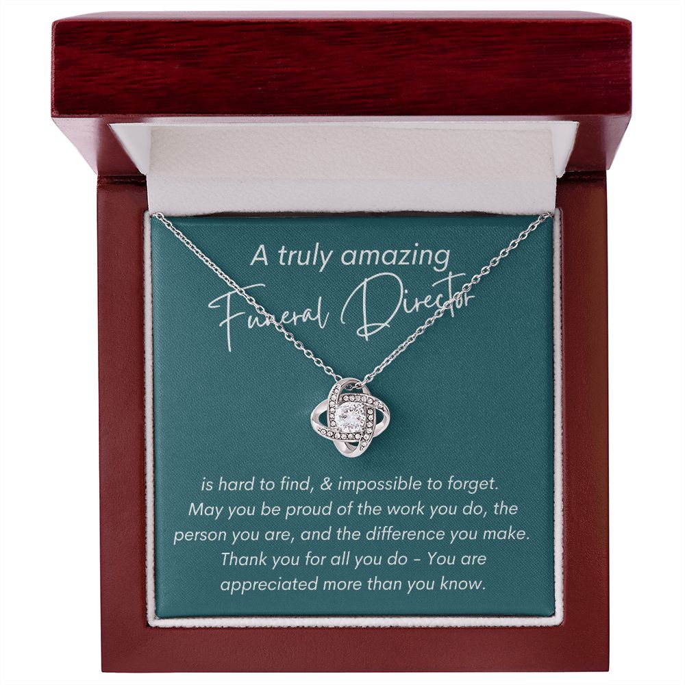 Thank You For All You Do - Love Knot Necklace