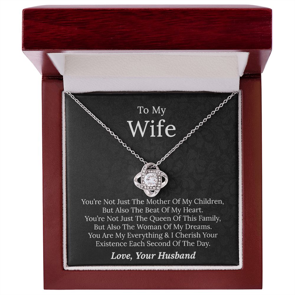 To My Wife - You Are My Everything - Love Knot Necklace