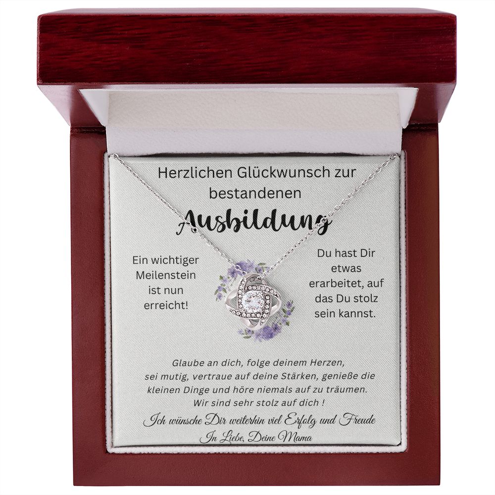Höre Niemals Auf Zu Träumen - Love Knot Necklace