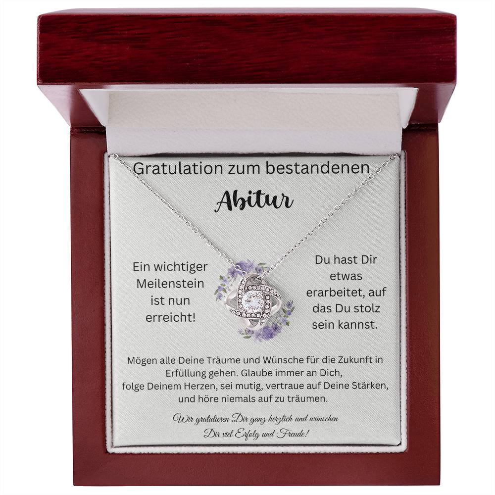 Ein Wichtiger Meilenstein Ist Nun Erreicht - Love Knot Necklace