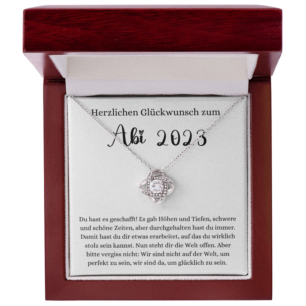 Herzlichen Glückwunsch zum Abi 2023 - Love Knot Necklace