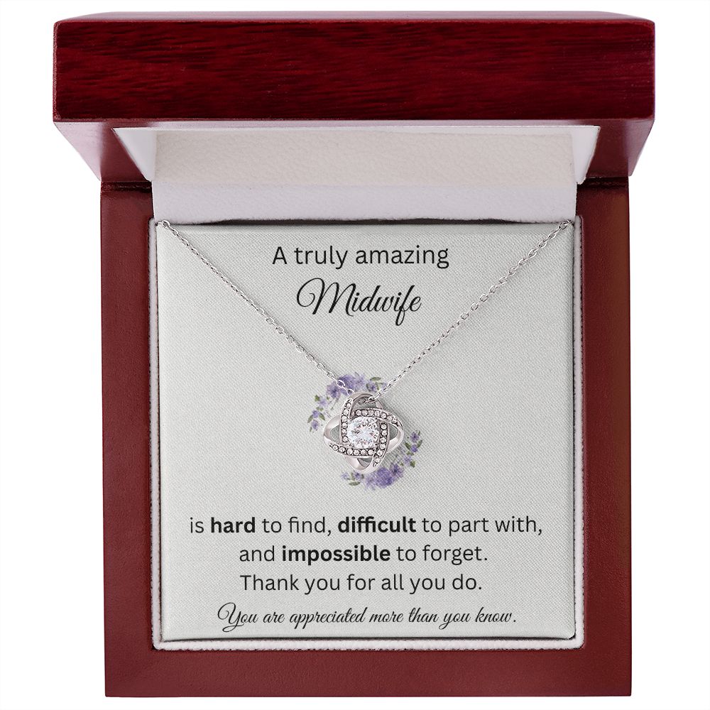 A Truly Amazing Midwife - Love Knot Necklace