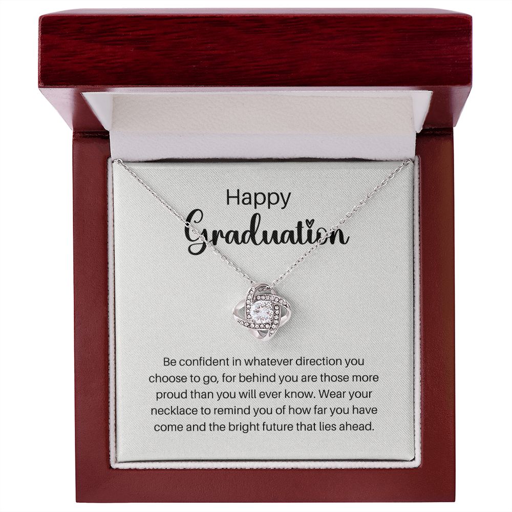 Happy Graduation - Love Knot Necklace