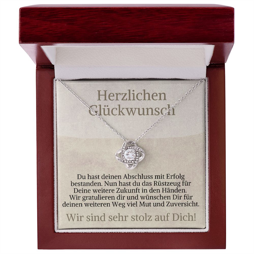 Herzlichen Gluckwunsch - Love Knot Necklace