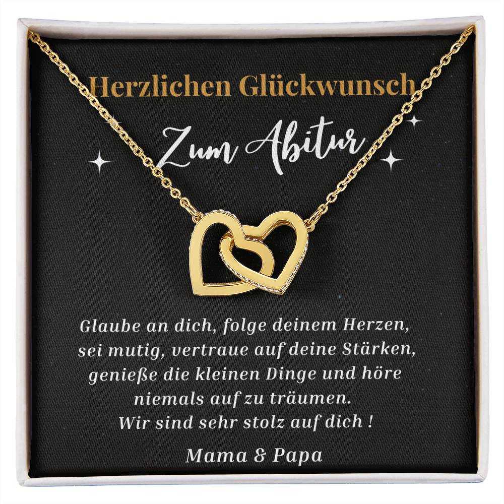 Zum Abitur - Interlocking Hearts Necklace
