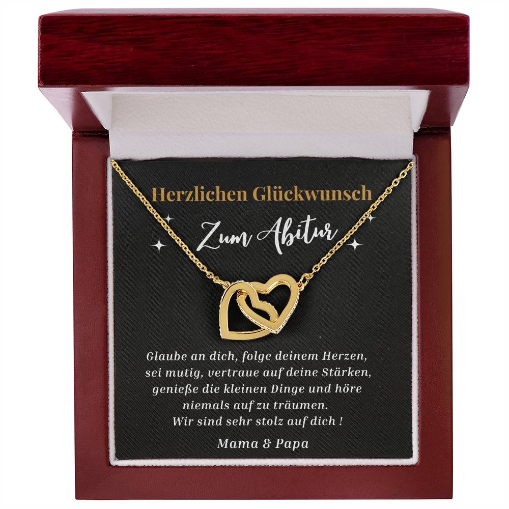 Zum Abitur - Interlocking Hearts Necklace