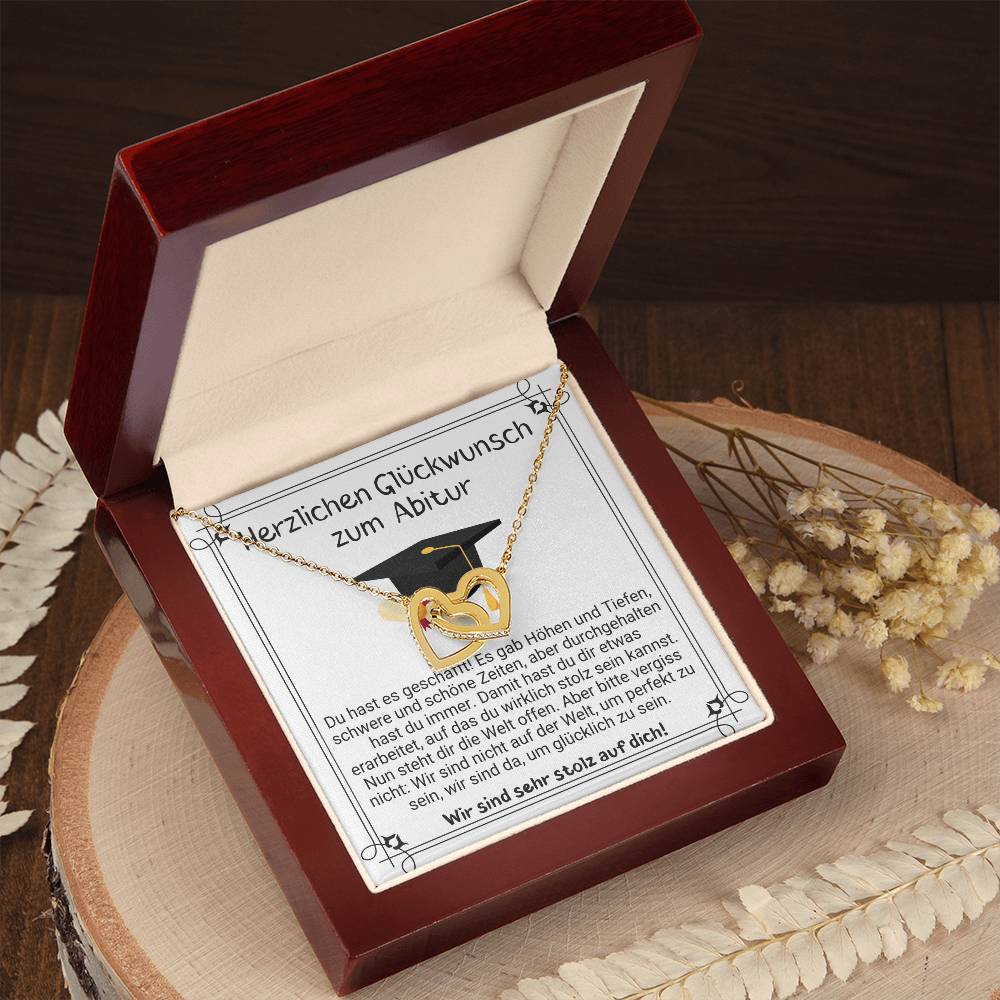 Damit Hast Du Dir Etwas Erarbeitet Auf Das Du Wirklich Stolz Sein Kannst - Interlocking Hearts Necklace