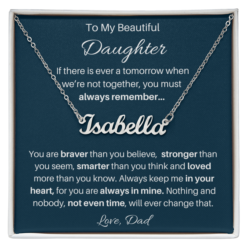 Personalized Daughter Name Necklace