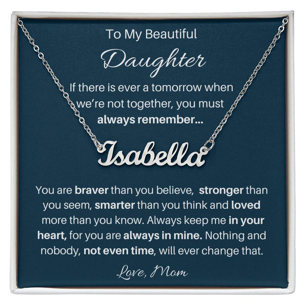 Birthday Christmas Keepsake Sentimental Nameplate