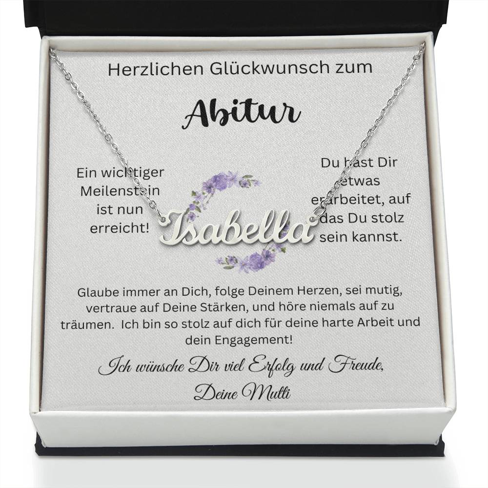 Folge Deinem Herzen - Custom Name Necklace