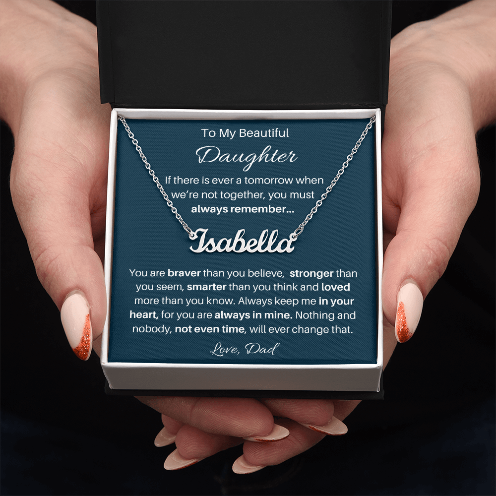 Personalized Daughter Name Necklace