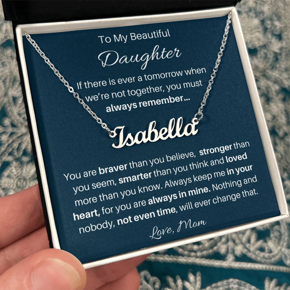 Birthday Christmas Keepsake Sentimental Nameplate