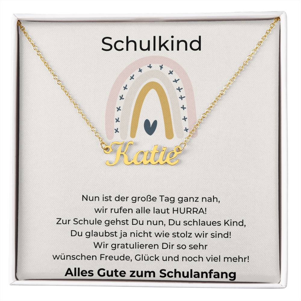 Wir Gratulieren Dir - Custom Name Necklace