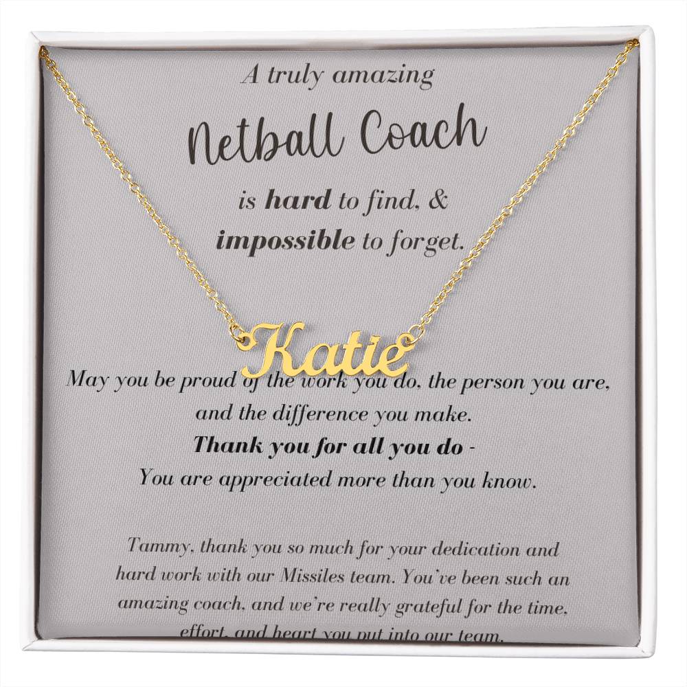 netball coach