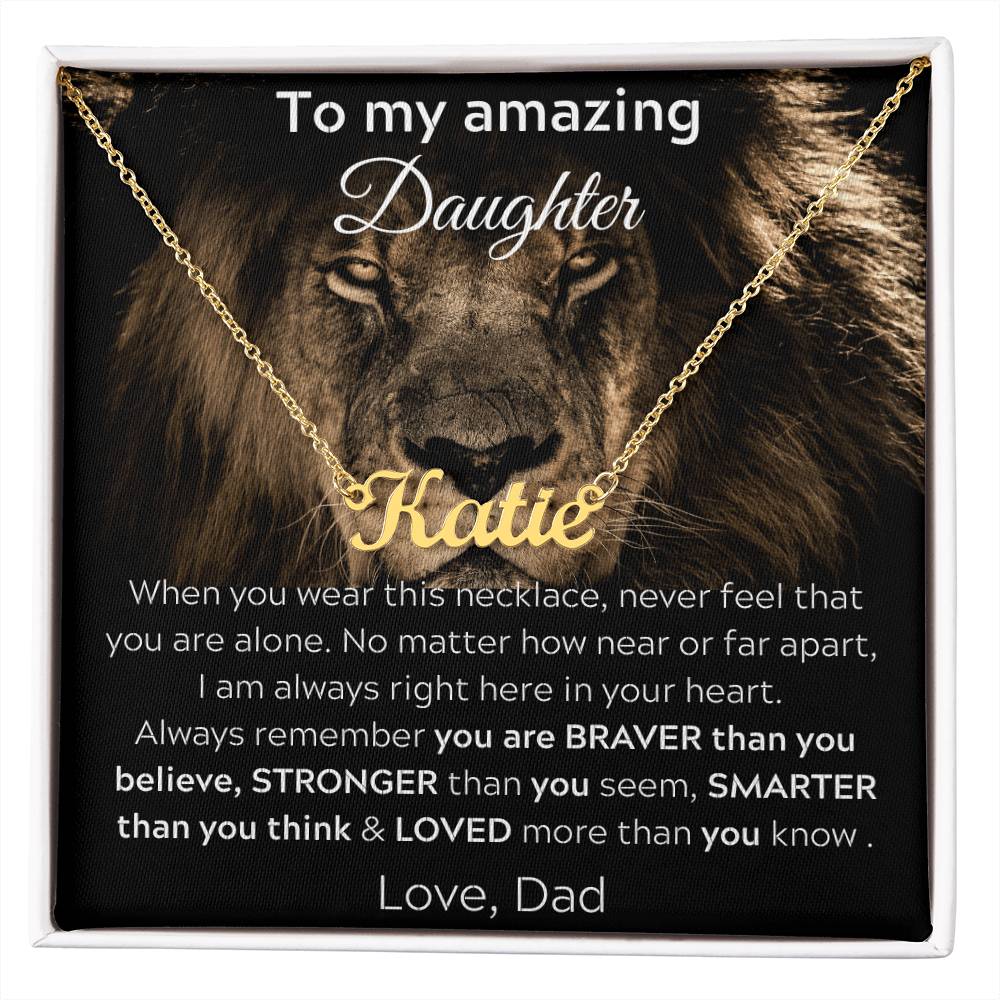 To My Amazing Daughter