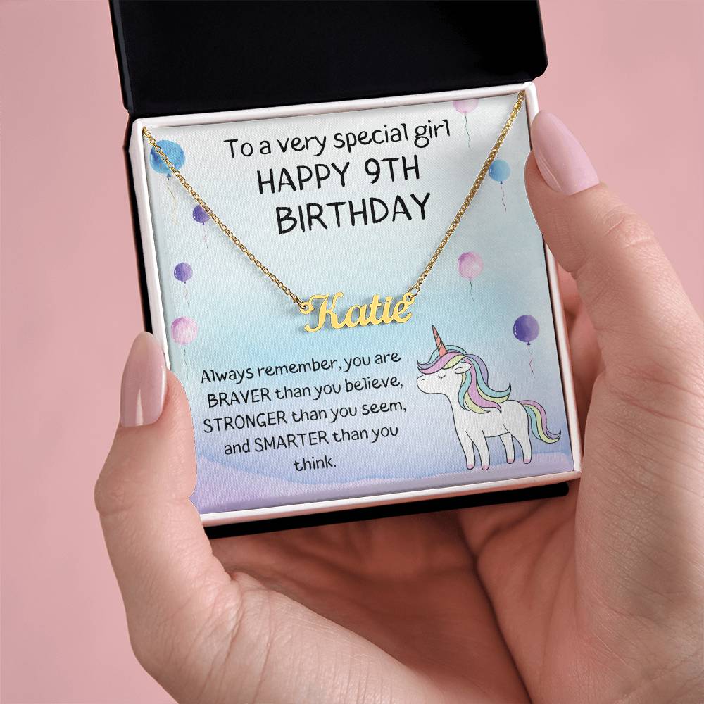 To A Very Special Girl - Happy 9th Birthday