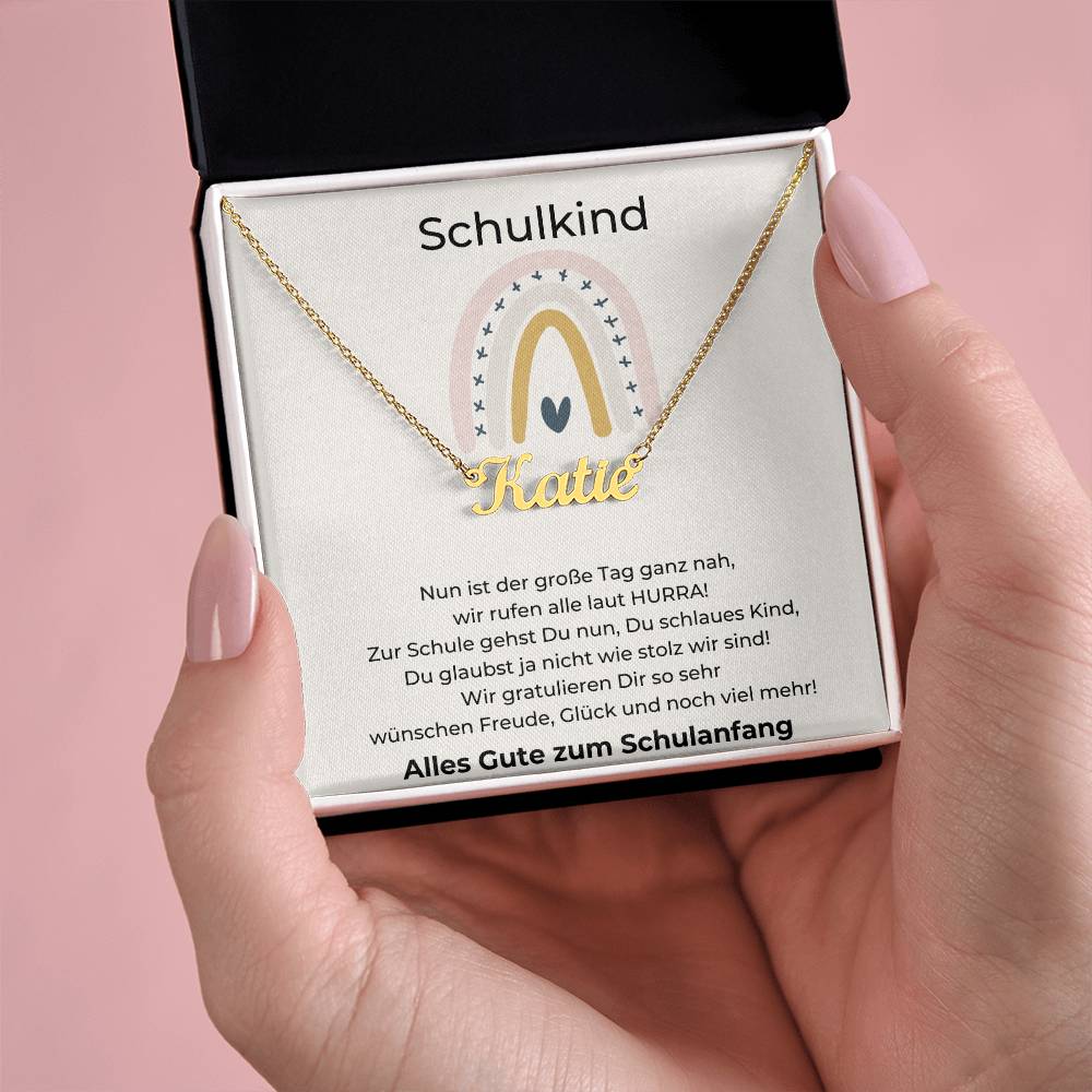 Wir Gratulieren Dir - Custom Name Necklace