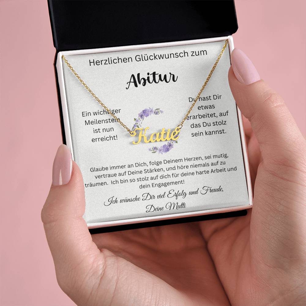 Folge Deinem Herzen - Custom Name Necklace