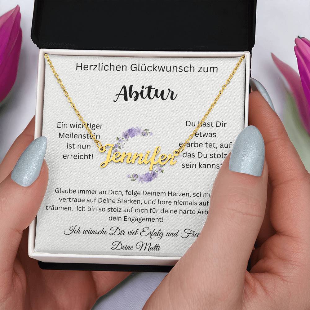 Folge Deinem Herzen - Custom Name Necklace