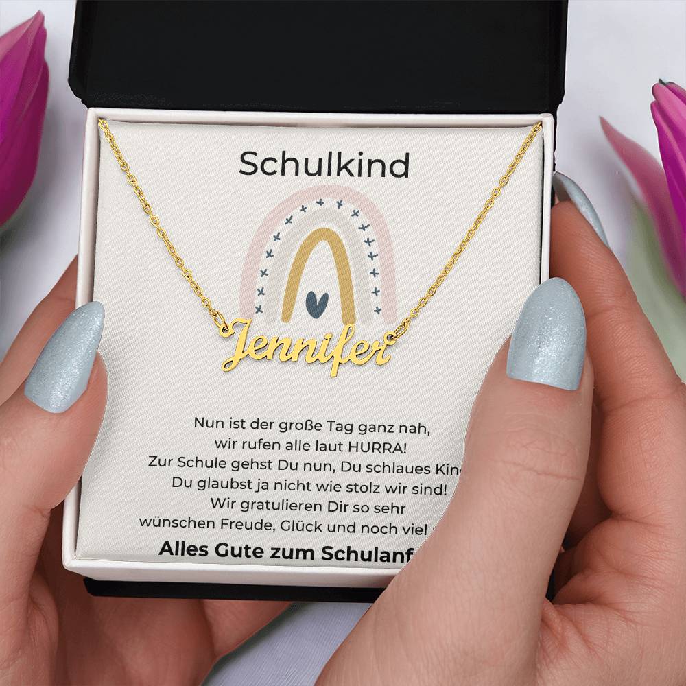Wir Gratulieren Dir - Custom Name Necklace