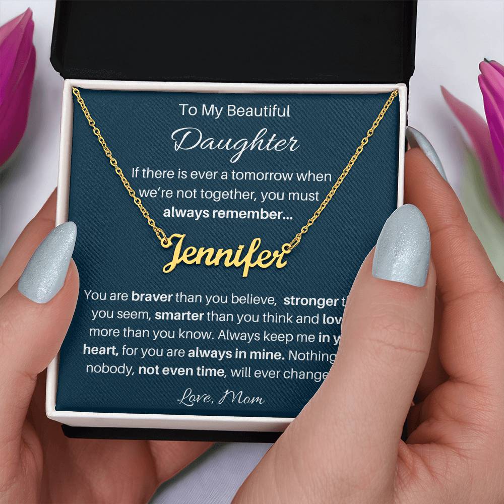 Birthday Christmas Keepsake Sentimental Nameplate