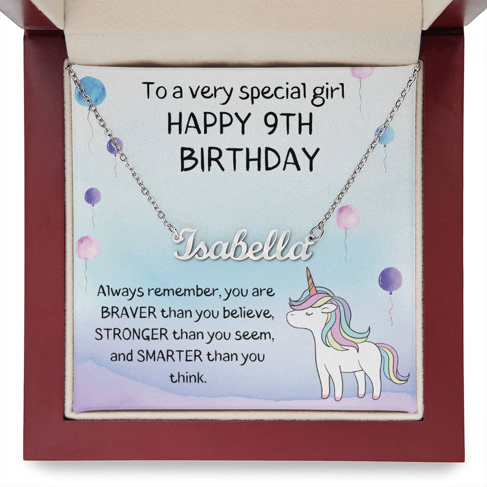 To A Very Special Girl - Happy 9th Birthday